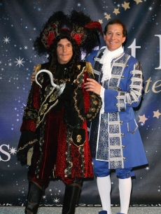 Henry Winkler and Steve Guttenberg pose for photos, ahead of playing Captain Hook at the Milton Keynes Theatre and Baron Hardup at Churchill Theatre Bromley, respectively, over Christmas Pantomime Season, at the O2 Centre in London