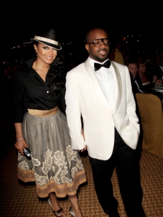 Janet Jackson and Jermaine Dupri at the grand opening of the Atlantis resort in Dubai