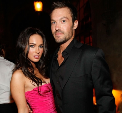 Megan Fox and Brian Austin Green attend the GQ Men of the Year party