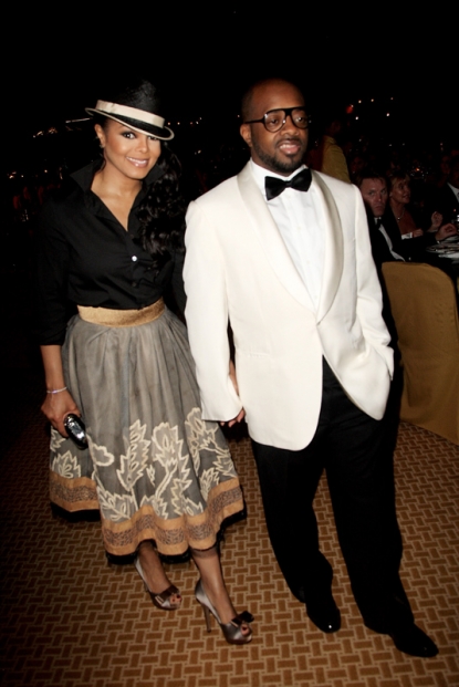 Janet Jackson and Jermaine Dupri at the grand opening of the Atlantis resort in Dubai