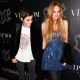 Lindsay Lohan and Samantha Ronson arrive at the Lindsay Lohan official party at the VIP Room Theater in Paris