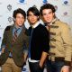 Nick Jonas, Joe Jonas and Kevin Jonas of the Jonas Brothers arrive at the book launch for ‘Burning Up: On Tour With The Jonas Brothers’ at the Sunset Tower hotel