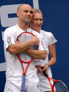 Andre Agassi and Steffi Graff are a bit shocked