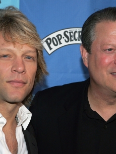 Jon Bon Jovi and Al Gore, 2006