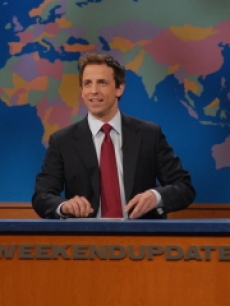 Seth Meyers on SNL’s Weekend Update 