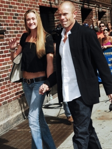 Kerri Walsh and husband Casey Jennings visit the ‘Late Show with David Letterman’ in New York (Aug. 2008)