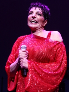 Liza Minnelli performs on the opening night of ‘Liza’s At The Palace!’ on Broadway in New York