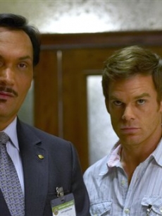 Jimmy Smits as Miguel Prado and Michael C. Hall in ‘Dexter’