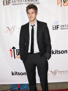 Dave Annable keeps it classic on the Stand Up 2 Cancer merchandise launch red carpet at Kitson in Hollywood