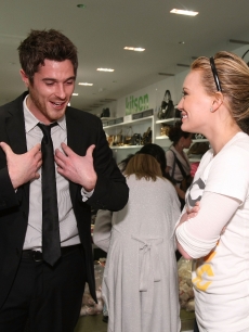 Dave Annable & Hilary Duff at Kitson