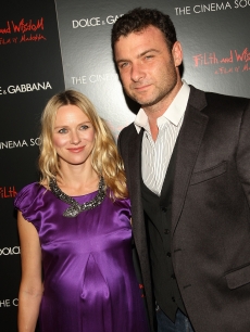 A pregnant Naomi Watts and Liev Schreiber attend a screening of ‘Filth and Wisdom’ in New York