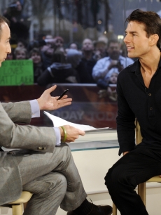 Tom Cruise on NBC’s the ‘Today’ show on with Matt Lauer