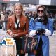 Blake Lively and Leighton Meester on location for ‘Gossip Girl’ in New York City