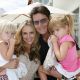 Lola Rose Sheen, Brooke Mueller, Charlie Sheen and Sam Sheen