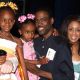 Chris Rock and wife Malaak Compton Rock with daughters Lola (left) and Zahra in New York (June 2008)