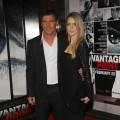 Dennis Quaid and wife Kimberley attend the premiere of ‘Vantage Point’ at AMC Lincoln Square on February 20, 2008 in New York City