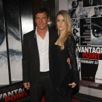 Dennis Quaid and wife Kimberley attend the premiere of ‘Vantage Point’ at AMC Lincoln Square on February 20, 2008 in New York City