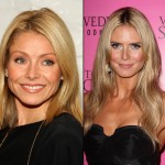 Kelly Ripa and Heidi Klum