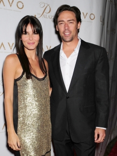 Angie Harmon and Jason Sehorn in Las V egas (Sept. 2008)