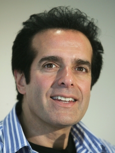 David Copperfield gives a press conference in Germany, 2005