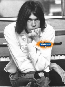Neil Young broods in 1970