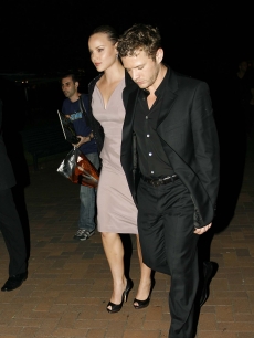 Ryan Phillippe and girlfriend Abbie Cornish on their way to a Calvin Klein event at Sydney’s Cockatoo Island