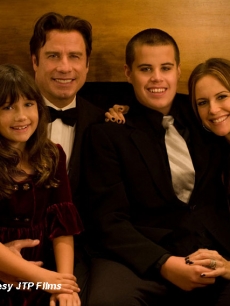 John Travolta and Kelly Preston with daughter Ella and son Jett