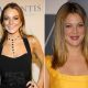 Lindsay Lohan and Drew Barrymore