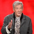 Sir Ian McKellen speaks during the PBS portion of the 2009 Winter Television Critics Association Press Tour at the Universal Hilton Hotel on January 7, 2009 in Los Angeles, California
