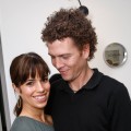 Ana Ortiz and husband Noah Lebenzon attend an event in Los Angeles, Jan. 2008
