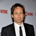 David Duchovny arrives at the official Showtime after party for the 66th Annual Golden Globe Awards