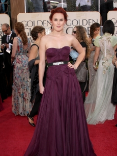 Rumer Willis arrives at the 66th Annual Golden Globe Awards