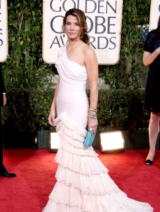Sandra Bullock arrives at the 66th Annual Golden Globe Awards