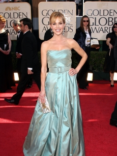 Actress Julie Benz arrives at the 66th Annual Golden Globe Awards held at the Beverly Hilton Hotel