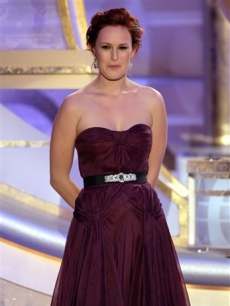 Rumer Willis smiles as she is singled out as Miss Golden Globe