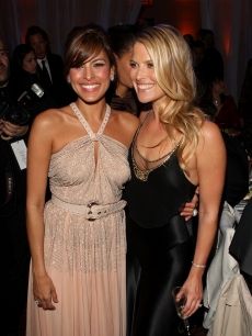 Eva Mendes and Ali Larter attend the Art of Elysium’s 2nd annual Black Tie Gala