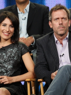 Lisa Edelstein and Hugh Laurie of ‘House’ speak at the Fox TCA in Los Angeles, Jan. 13 2009