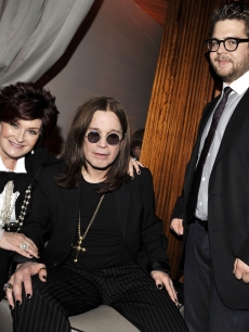 Sharon, Ozzy and Jack Osbourne at Fox’s Winter All-Star Party