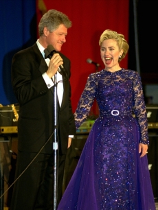 Bill and Hillary Clinton in 1993