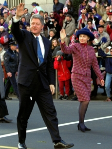 Bill and Hillary Clinton in 1993