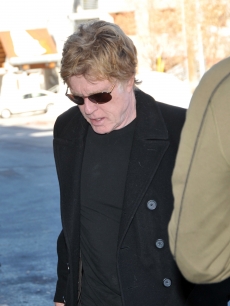 Robert Redford in Park City, Utah, for the Sundance Film Festival on January 15, 2009