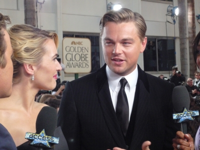 Leonardo DiCaprio and Kate Winslet chat with Billy and Shaun