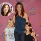 Cindy Crawford, daughter Kaya Jordan Gerber and son Presley Walker Gerber arrive at Miley Cyrus` ‘Sweet 16’ Celebration’ at Disneyland
