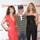 Rosemarie DeWitt, executive producer Steven Spielberg and actress Toni Collette arrive at the premiere of Showtime’s ‘United States of Tara’ at the DGA Theater in LA
