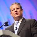 Former Vice President Al Gore attends the Creative Coalition’s Students Inaugural Program at the Cole Field House at the University of Maryland on January 19, 2009