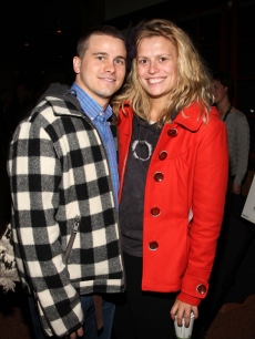 Jason Ritter and Marianna Palka attend the Park City Opening Night party at Sundance