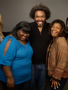 Mariah Carey with her ‘Push’ crew - Gabourey Sidibe, director Lee Daniels, Mo’Nique and Paula Patton at Sundance