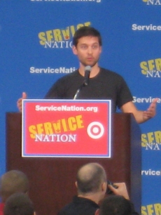 Tobey Maguire announces ServiceNation’s Ambassador Council