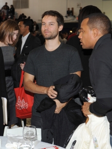 Tobey Maguire attends Entertainment Industry Foundation and ServiceNation ‘A New Era of Service’ Breakfast at Ballou Senior High School on January 19, 2009 in Washington, DC
