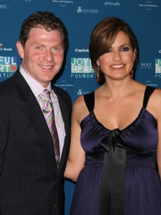 Bobby Flay and Mariska Hargitay, 2008